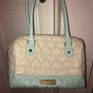 Betsey Johnson quilted satchel